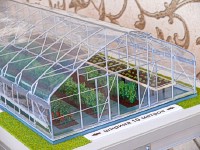 Maquette of the greenhouse for exhibition