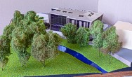 Architectural exibition scale model hitech building (photo 11)