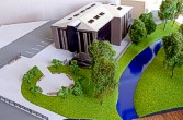 Architectural exibition scale model hitech building (photo 14)