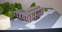 Architectural exibition scale model hitech building (photo 18)