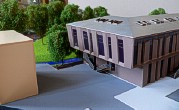 Architectural exibition scale model hitech building (photo 3)
