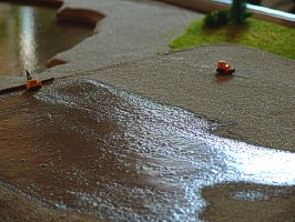 Макет гидронамыва песка