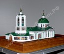 
Elite present scale model of the Temple on mountains Vorobevyh