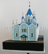 Scale model of the temple of the Nativity of the MostHoly mother of God in the Kursk Root Hermitage