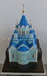 Scale model of the temple of the Nativity of the MostHoly mother of God in the Kursk Root Hermitage